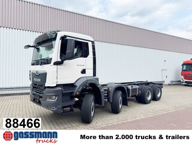 MAN TGS 35.480 8x8 BB CH, Hohe Bauart, Nebenantrieb - Autocarro telaio: foto 1 MAN TGS 35.480 8x8 BB CH, Hohe Bauart, Nebenantrieb - Autocarro telaio: foto 1
