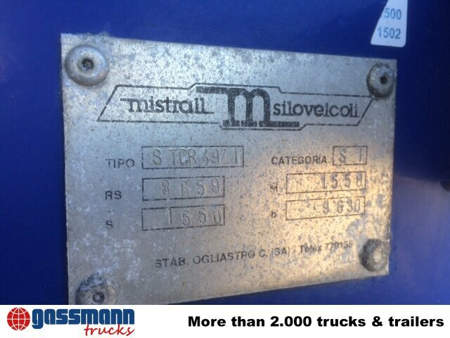 MISTRAL Kippsilo, ca. 49m³ - Semirimorchio silos: foto 5 MISTRAL Kippsilo, ca. 49m³ - Semirimorchio silos: foto 5