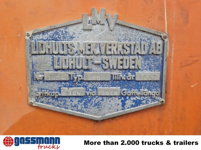Macchina da cantiere LMV 8/D Gabelstapler, 8 to Hubkraft, Oldtimer: foto 12