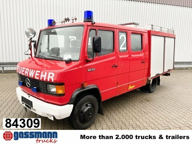 Mercedes-Benz 814 D 4x2 Doka, TLF 8 - Autopompa: foto 1 Mercedes-Benz 814 D 4x2 Doka, TLF 8 - Autopompa: foto 1