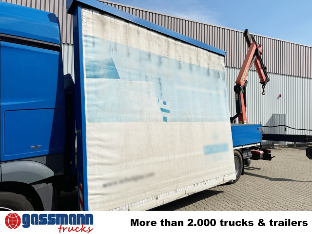 Mercedes-Benz Actros 1836 L 4x2, Glastransporter, Heckkran - Autocarro con pianale/ Cassone fisso, Camion con gru: foto 4 Mercedes-Benz Actros 1836 L 4x2, Glastransporter, Heckkran - Autocarro con pianale/ Cassone fisso, Camion con gru: foto 4