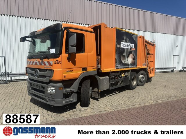 Mercedes-Benz Actros 2532/41 L 6x2, EEV, Lenkachse, Haller X2C - Camion immondizia: foto 1 Mercedes-Benz Actros 2532/41 L 6x2, EEV, Lenkachse, Haller X2C - Camion immondizia: foto 1