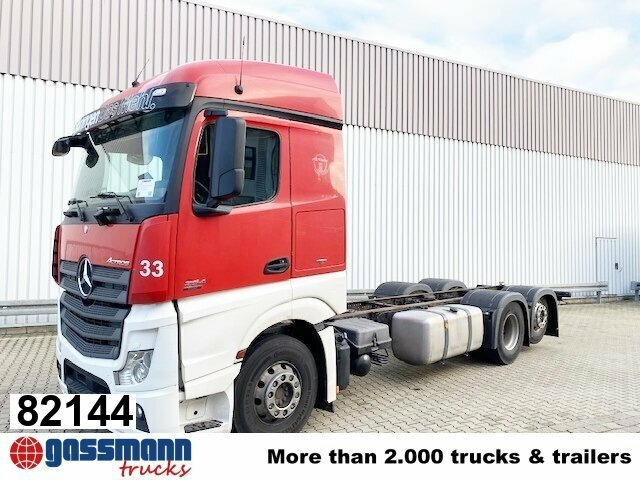 Mercedes-Benz Actros 2545 L 6x2, StreamSpace, Liftachse, - Autocarro telaio: foto 1 Mercedes-Benz Actros 2545 L 6x2, StreamSpace, Liftachse, - Autocarro telaio: foto 1