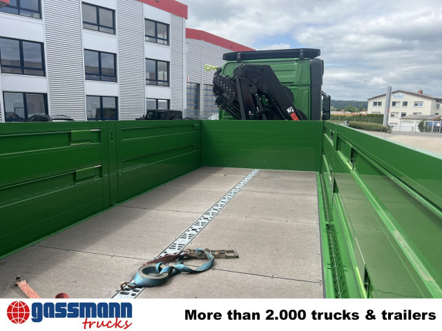 Mercedes-Benz Actros 2548 L 6x2 mit Kran Hiab X-HiDuo 228 - Autocarro con pianale/ Cassone fisso, Camion con gru: foto 3 Mercedes-Benz Actros 2548 L 6x2 mit Kran Hiab X-HiDuo 228 - Autocarro con pianale/ Cassone fisso, Camion con gru: foto 3