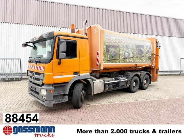 Mercedes-Benz Actros 2641/48 L 6x4, Seilabroller, Haller - Camion immondizia: foto 1 Mercedes-Benz Actros 2641/48 L 6x4, Seilabroller, Haller - Camion immondizia: foto 1