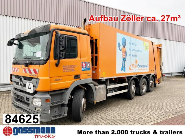 Mercedes-Benz Actros 3241 L 8x2/6, 2x Lenkachse, Zöller - Camion immondizia: foto 1 Mercedes-Benz Actros 3241 L 8x2/6, 2x Lenkachse, Zöller - Camion immondizia: foto 1