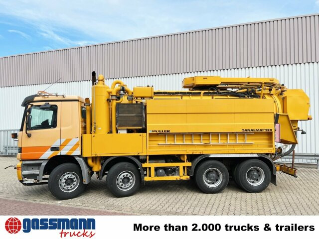 Mercedes-Benz Actros 3243 K 8x4/4, Müller Saug- und - Spazzatrice stradale: foto 3 Mercedes-Benz Actros 3243 K 8x4/4, Müller Saug- und - Spazzatrice stradale: foto 3