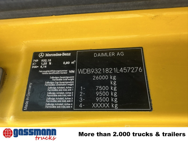 Mercedes-Benz Actros 3348 AK 6x6, Bordmatik links - Autocarro ribaltabile: foto 4 Mercedes-Benz Actros 3348 AK 6x6, Bordmatik links - Autocarro ribaltabile: foto 4