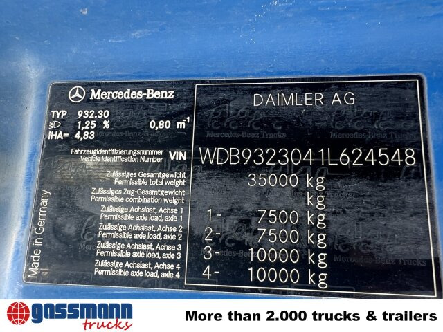 Mercedes-Benz Actros MP 3, 3241/8x4, Alukipper Bordmatik, - Autocarro ribaltabile: foto 5 Mercedes-Benz Actros MP 3, 3241/8x4, Alukipper Bordmatik, - Autocarro ribaltabile: foto 5