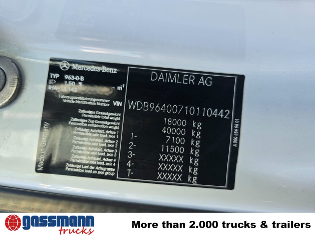 Mercedes-Benz Arocs 1827/30 A 4x4, mehrfach vorhanden! - Autocarro telaio: foto 4 Mercedes-Benz Arocs 1827/30 A 4x4, mehrfach vorhanden! - Autocarro telaio: foto 4