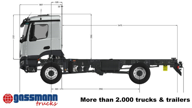 Mercedes-Benz Arocs 1827/30 A 4x4, mehrfach vorhanden! - Autocarro telaio: foto 5 Mercedes-Benz Arocs 1827/30 A 4x4, mehrfach vorhanden! - Autocarro telaio: foto 5