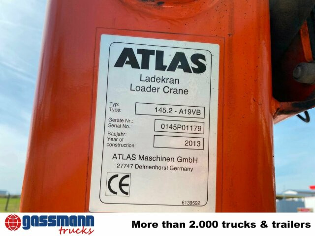 Mercedes-Benz Arocs 2545 L/6x2/4, Atlas Kran, 145.2-A19 VB, - Autocarro con pianale/ Cassone fisso, Camion con gru: foto 2 Mercedes-Benz Arocs 2545 L/6x2/4, Atlas Kran, 145.2-A19 VB, - Autocarro con pianale/ Cassone fisso, Camion con gru: foto 2