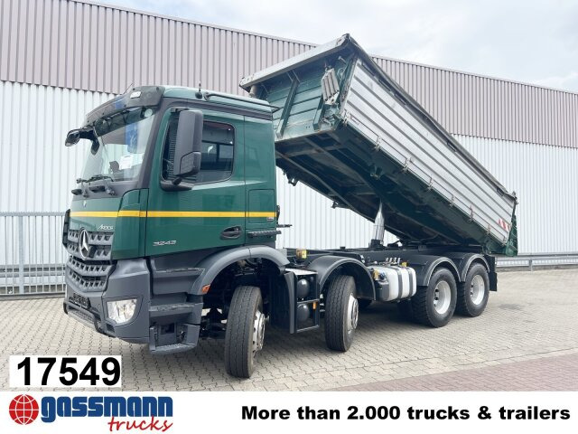 Mercedes-Benz Arocs 3243 K 8x4, Ressenig Thermo Alukipper 3-S - Autocarro ribaltabile: foto 1 Mercedes-Benz Arocs 3243 K 8x4, Ressenig Thermo Alukipper 3-S - Autocarro ribaltabile: foto 1