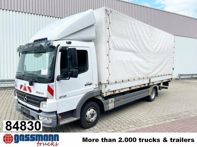 Mercedes-Benz Atego 818 L 4x2 mit LBW BÄR - Autocarro con pianale/ Cassone fisso: foto 1 Mercedes-Benz Atego 818 L 4x2 mit LBW BÄR - Autocarro con pianale/ Cassone fisso: foto 1
