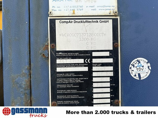 Mercedes-Benz Axor 1824 K 4x2, AMV Hubsteiger + Kompressor, - Piattaforma autocarrata: foto 2 Mercedes-Benz Axor 1824 K 4x2, AMV Hubsteiger + Kompressor, - Piattaforma autocarrata: foto 2