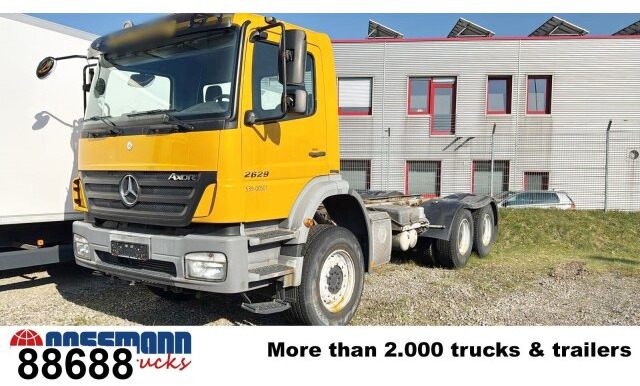 Mercedes-Benz Axor 2629 K 6x4, PTO, Steel, Manual, 6-Zylinder - Autocarro telaio: foto 1 Mercedes-Benz Axor 2629 K 6x4, PTO, Steel, Manual, 6-Zylinder - Autocarro telaio: foto 1