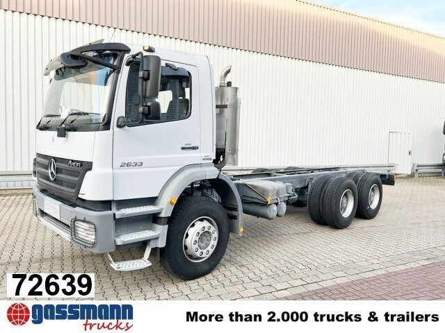 Mercedes-Benz Axor 2633 K 6x4 RHD - Autocarro telaio: foto 1 Mercedes-Benz Axor 2633 K 6x4 RHD - Autocarro telaio: foto 1