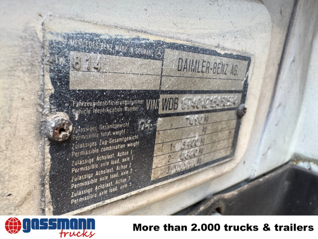 Mercedes-Benz LK 814 4x2, 6-Zylinder, City-Abroller - Autocarro scarrabile: foto 3 Mercedes-Benz LK 814 4x2, 6-Zylinder, City-Abroller - Autocarro scarrabile: foto 3