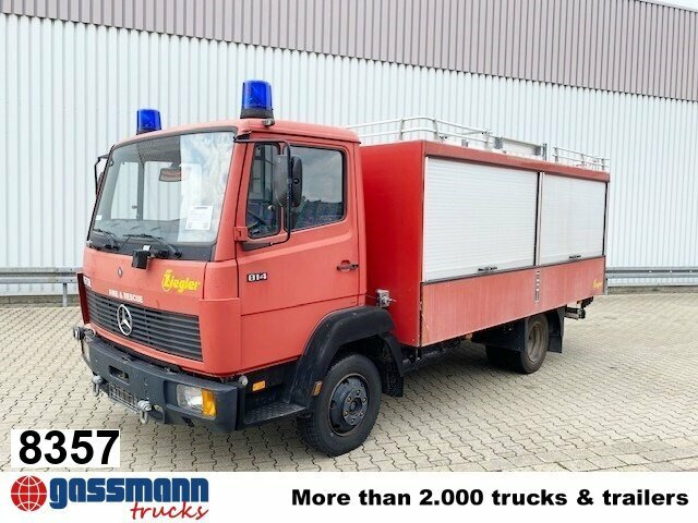 Mercedes-Benz LK 814 F 4x2, Ziegler RW1, 6-Zylinder Motor - Autocarro furgonato: foto 1 Mercedes-Benz LK 814 F 4x2, Ziegler RW1, 6-Zylinder Motor - Autocarro furgonato: foto 1