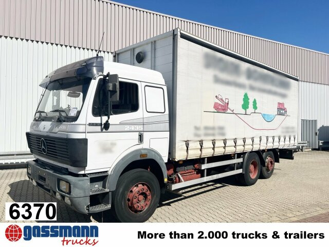 Mercedes-Benz SK 2435 L 6x2, V8 - Autocarro con pianale/ Cassone fisso: foto 1 Mercedes-Benz SK 2435 L 6x2, V8 - Autocarro con pianale/ Cassone fisso: foto 1