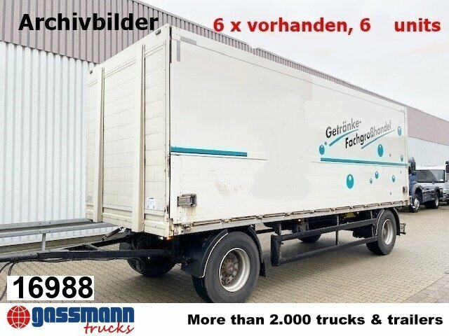 Orten PRASQ 18 Getränkeanhänger, Stapleraufnahme, 6 - Rimorchio furgonato: foto 1 Orten PRASQ 18 Getränkeanhänger, Stapleraufnahme, 6 - Rimorchio furgonato: foto 1
