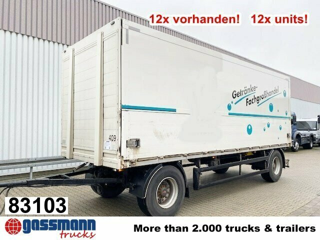 Orten PRASQ 18 Getränkeanhänger, Stapleraufnahme, - Rimorchio furgonato: foto 1 Orten PRASQ 18 Getränkeanhänger, Stapleraufnahme, - Rimorchio furgonato: foto 1