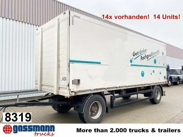 Orten PRASQ 18 Getränkeanhänger, Stapleraufnahme, - Rimorchio pianale/ Cassonato: foto 1 Orten PRASQ 18 Getränkeanhänger, Stapleraufnahme, - Rimorchio pianale/ Cassonato: foto 1