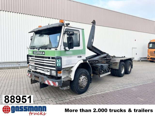 Scania P93 HK 250 6x4L, Abrollkipper - Autocarro scarrabile: foto 1 Scania P93 HK 250 6x4L, Abrollkipper - Autocarro scarrabile: foto 1
