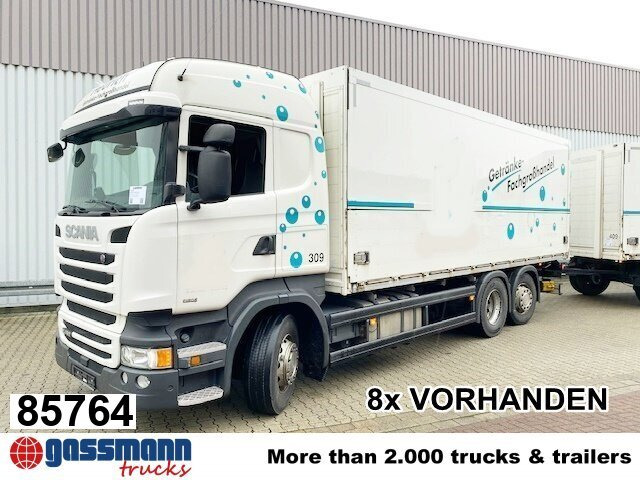 Scania R450 LB 6x2-4 Getränkekoffer, Retarder, - Autocarro furgonato: foto 1 Scania R450 LB 6x2-4 Getränkekoffer, Retarder, - Autocarro furgonato: foto 1