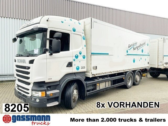 Scania R450 LB 6x2-4 Getränkekoffer, Retarder, - Autocarro furgonato: foto 1 Scania R450 LB 6x2-4 Getränkekoffer, Retarder, - Autocarro furgonato: foto 1