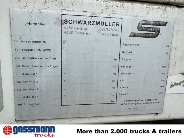 Schwarzmüller AZ 18 - Rimorchio pianale/ Cassonato: foto 3 Schwarzmüller AZ 18 - Rimorchio pianale/ Cassonato: foto 3