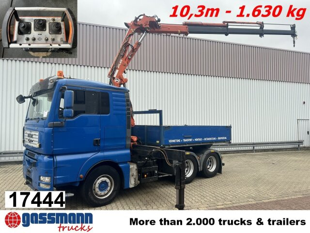 MAN TGA 26.480 6x4 BL, Intarder, SZM/Pritsche, Kran - Trattore stradale: foto 1 MAN TGA 26.480 6x4 BL, Intarder, SZM/Pritsche, Kran - Trattore stradale: foto 1
