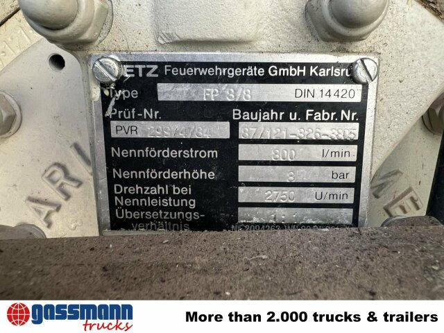 Unimog U 1300 L 435/11 4x4, -Feuerwehr - Autopompa: foto 2 Unimog U 1300 L 435/11 4x4, -Feuerwehr - Autopompa: foto 2