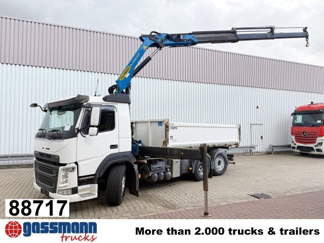 Volvo FM 460 6x2, Lenk-/Liftachse, Alu-Bordwände, - Autocarro ribaltabile, Camion con gru: foto 1 Volvo FM 460 6x2, Lenk-/Liftachse, Alu-Bordwände, - Autocarro ribaltabile, Camion con gru: foto 1