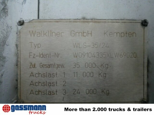 WALKLINER WLS 35/24, Walkingfloor mit Klappen - Semirimorchio piano mobile: foto 2 WALKLINER WLS 35/24, Walkingfloor mit Klappen - Semirimorchio piano mobile: foto 2