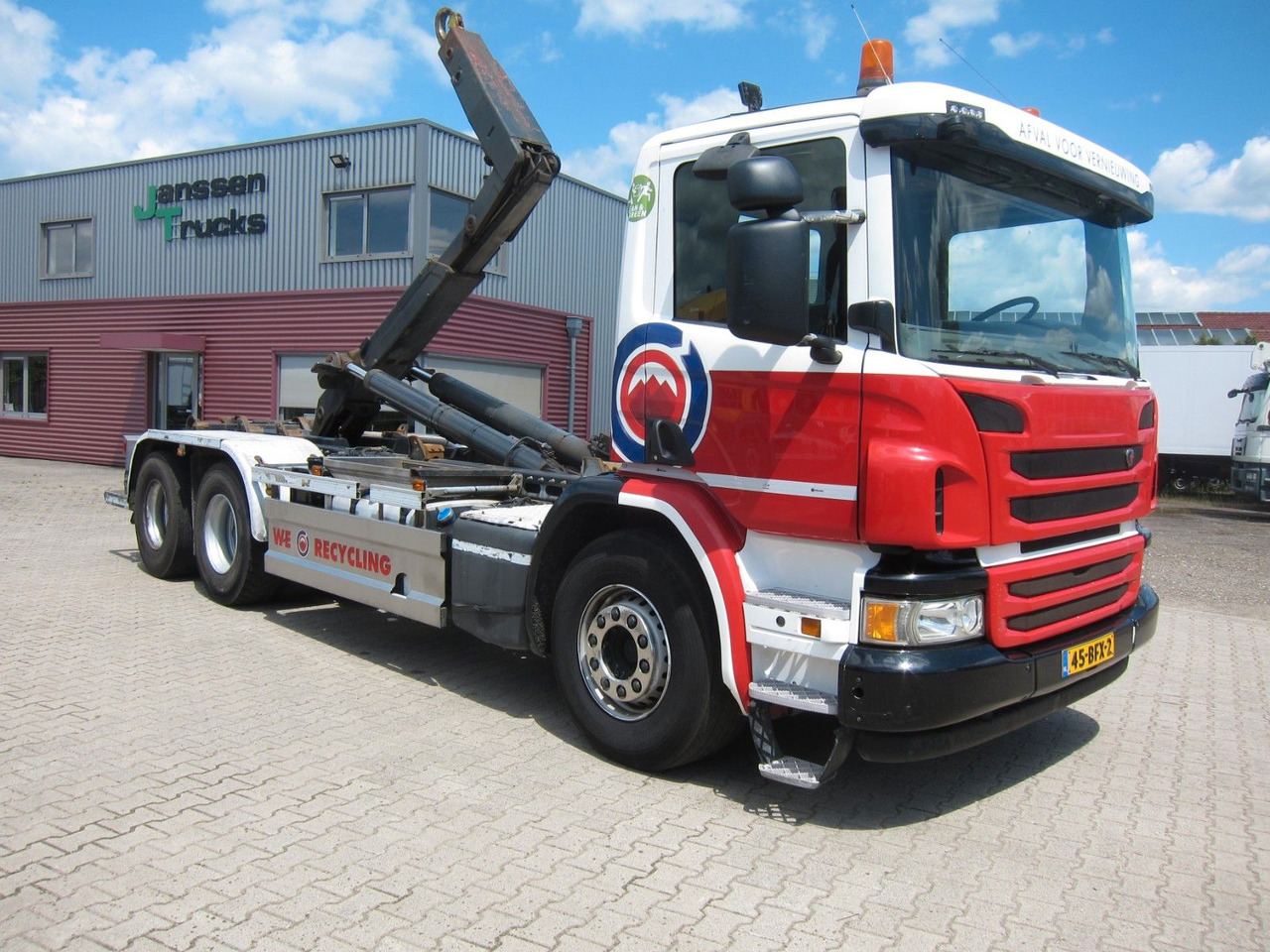 Scania P410 CB6X2 HSA Hyva 22T Haken E6 Liftachse - Autocarro scarrabile: foto 1 Scania P410 CB6X2 HSA Hyva 22T Haken E6 Liftachse - Autocarro scarrabile: foto 1