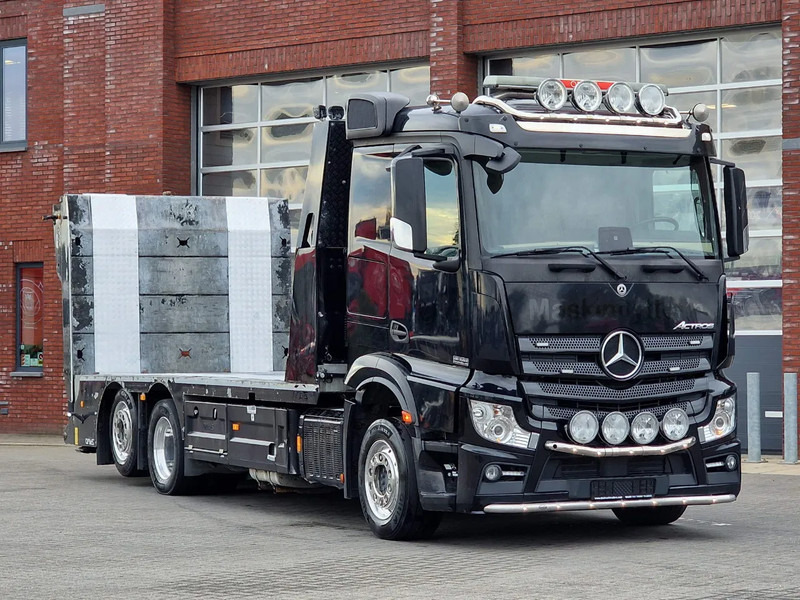 Mercedes-Benz Actros 2553 6x2 - Flabad hydraulic ramps/extension - Winch - Camera - Machine mover - Camion bisarca: foto 2 Mercedes-Benz Actros 2553 6x2 - Flabad hydraulic ramps/extension - Winch - Camera - Machine mover - Camion bisarca: foto 2
