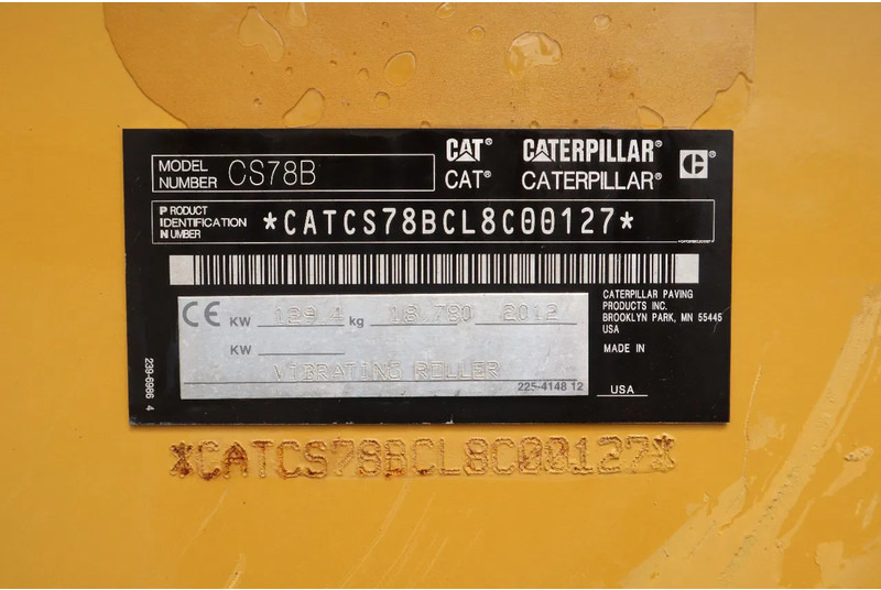 Rullo Caterpillar CS78B | TRIMBLE GPS | GOOD CONDITION: foto 20