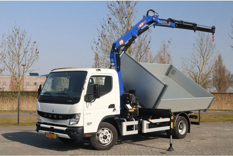 FUSO 7C18 | 4X2 | 3-WAY TIPPER | PM 6.5 KRAN /CRANE - Autocarro ribaltabile, Camion con gru: foto 1 FUSO 7C18 | 4X2 | 3-WAY TIPPER | PM 6.5 KRAN /CRANE - Autocarro ribaltabile, Camion con gru: foto 1