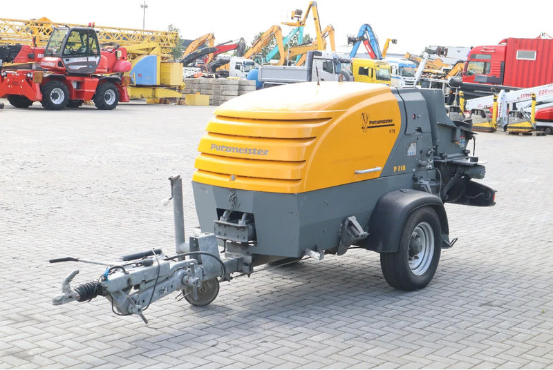 Putzmeister P718 TD | CONCRETE PUMP | LOW HOURS - Pompa carrellata per calcestruzzo: foto 4 Putzmeister P718 TD | CONCRETE PUMP | LOW HOURS - Pompa carrellata per calcestruzzo: foto 4