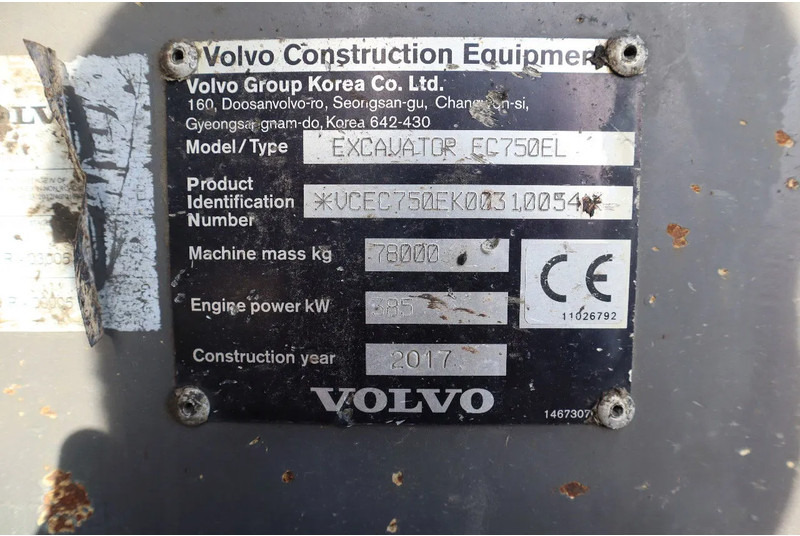 Escavatore cingolato Volvo EC 750 EL | BUCKET | HYDRAULIC QUICK COUPLER: foto 20