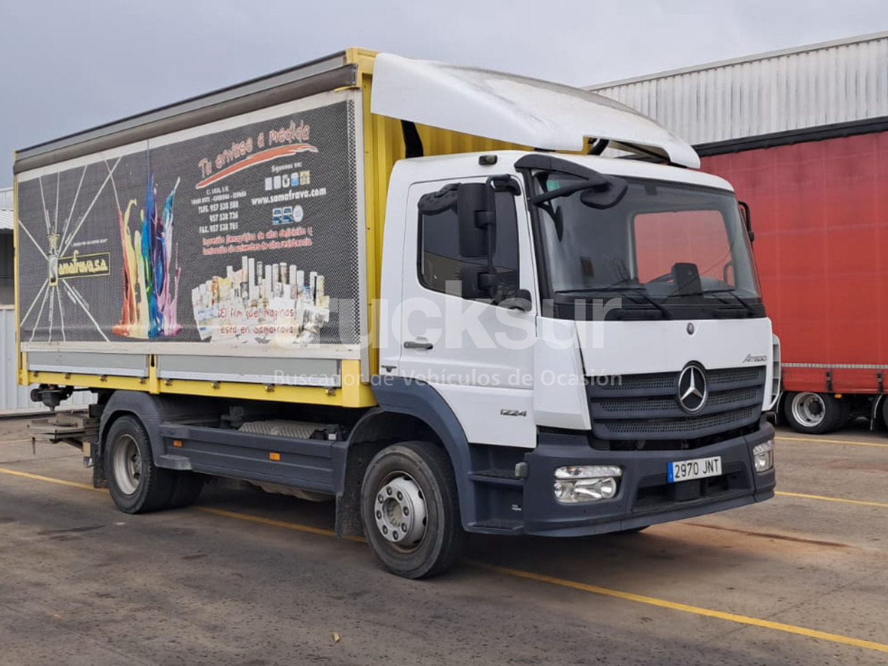 MERCEDES ATEGO 1224L - Camion centinato: foto 1 MERCEDES ATEGO 1224L - Camion centinato: foto 1