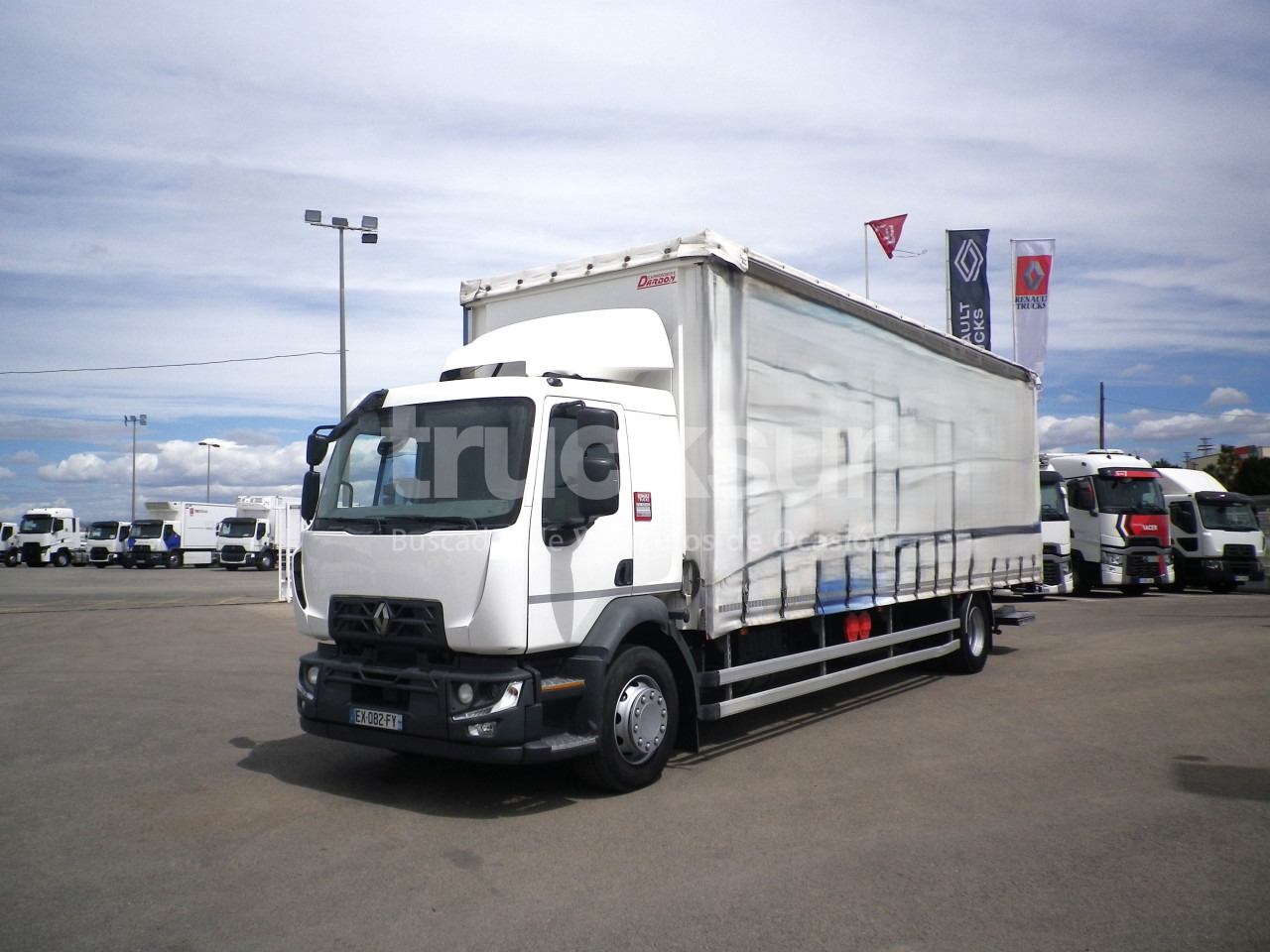 RENAULT D280.18 22P - Camion centinato: foto 1 RENAULT D280.18 22P - Camion centinato: foto 1