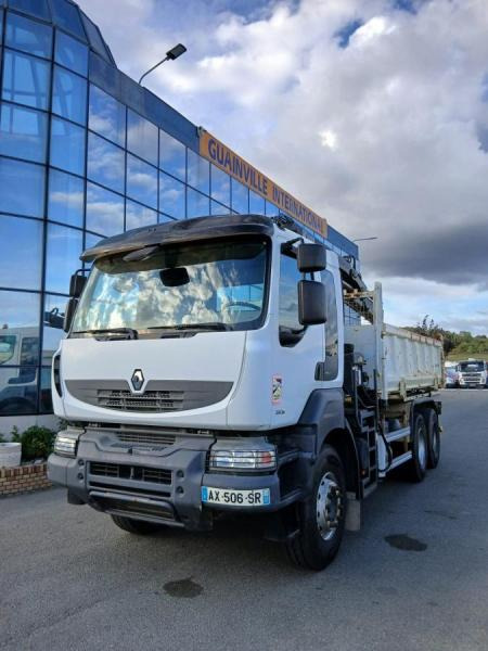 Renault Kerax 380 DXI - Autocarro ribaltabile, Camion con gru: foto 1 Renault Kerax 380 DXI - Autocarro ribaltabile, Camion con gru: foto 1