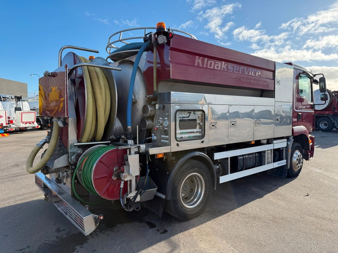 MAN TGM 14.250 VM-Tarm Stainless Steel 5600 l. Kombi - Autospurgo: foto 3 MAN TGM 14.250 VM-Tarm Stainless Steel 5600 l. Kombi - Autospurgo: foto 3