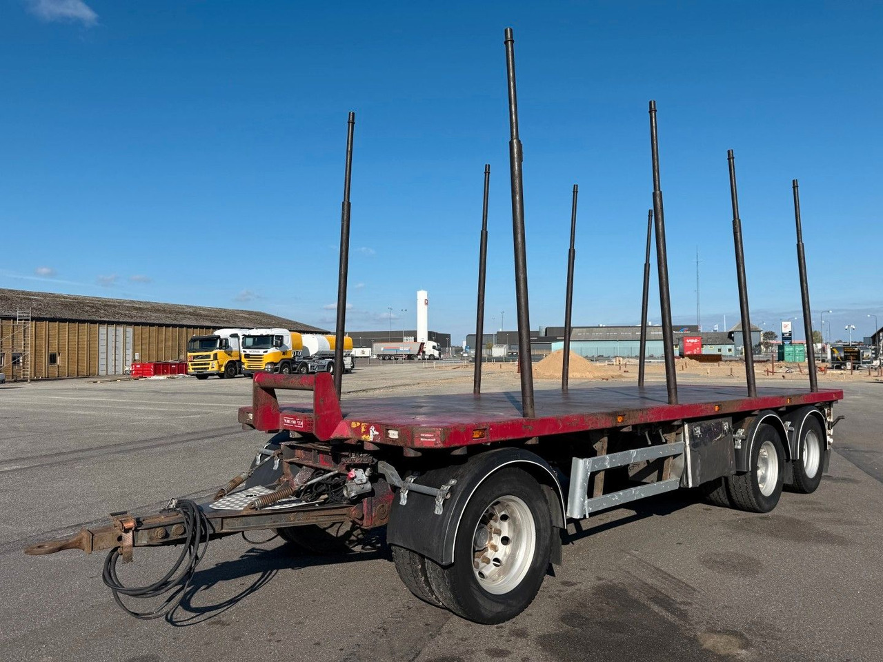 Menke-Janzen 24 t. 3 axle Woodtransport / Holztransport - Rimorchio trasporto legname: foto 1 Menke-Janzen 24 t. 3 axle Woodtransport / Holztransport - Rimorchio trasporto legname: foto 1