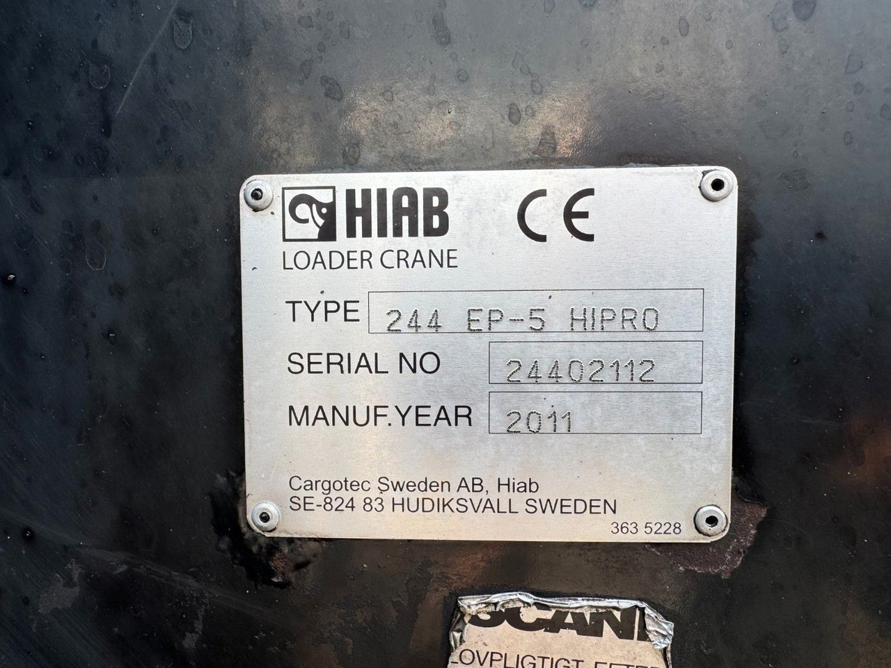 Camion con gru Scania G480 8x2*6 Hakenlift / Hiab 244 EP-5 Hipro: foto 14 Camion con gru Scania G480 8x2*6 Hakenlift / Hiab 244 EP-5 Hipro: foto 14