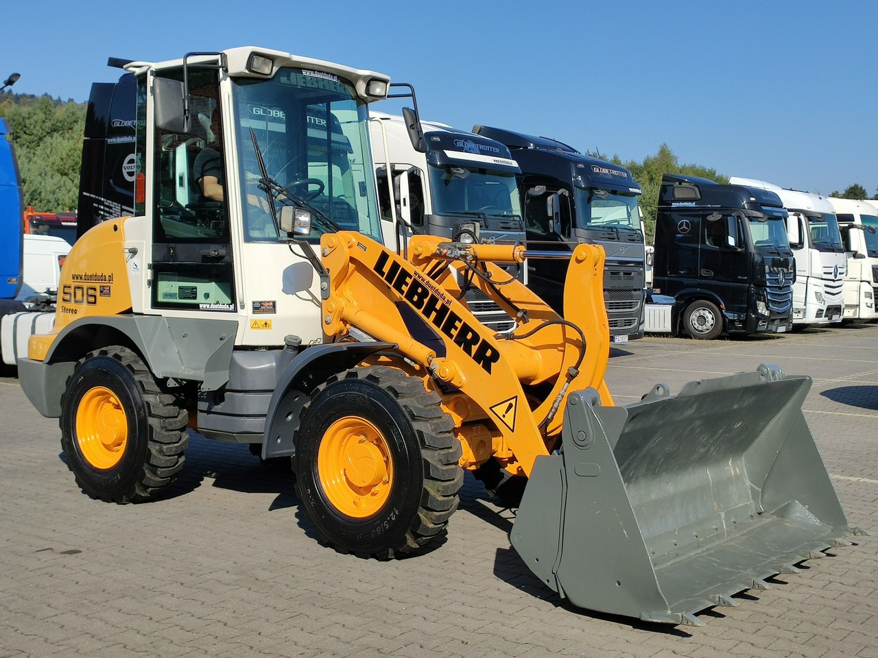 Liebherr L 506 STEREO Szybkozłącze / Łyżka Krokodyl + Widły Waga 6300kg - Pala articolata: foto 2 Liebherr L 506 STEREO Szybkozłącze / Łyżka Krokodyl + Widły Waga 6300kg - Pala articolata: foto 2