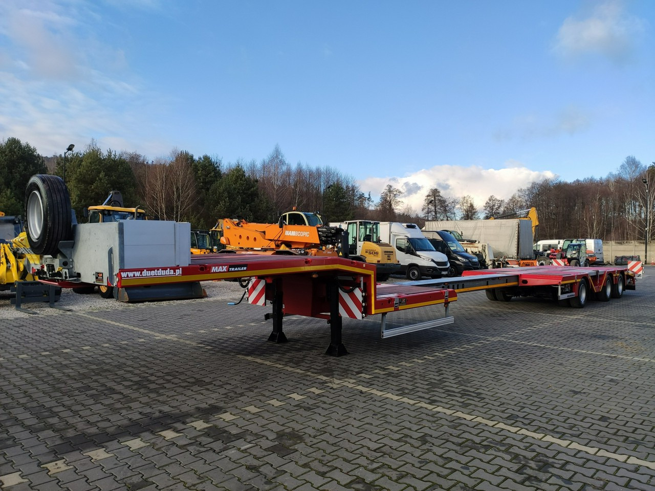 MAX Trailer 3-Osie Oś skrętna Oś Podnoszona Nooteboom - Semirimorchio pianale ribassato: foto 2 MAX Trailer 3-Osie Oś skrętna Oś Podnoszona Nooteboom - Semirimorchio pianale ribassato: foto 2