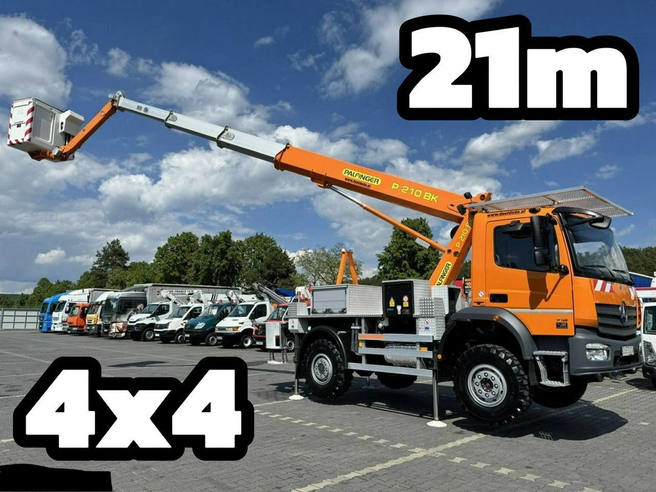 Mercedes Atego 718 E6 4x4 Zwyżka PALFINGER P210 BK Podnośnik Koszowy - Piattaforma autocarrata: foto 1 Mercedes Atego 718 E6 4x4 Zwyżka PALFINGER P210 BK Podnośnik Koszowy - Piattaforma autocarrata: foto 1